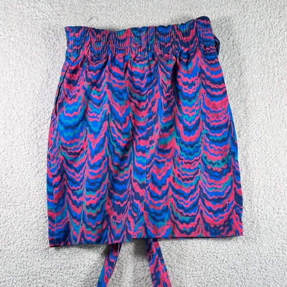 Anthropologie Porridge Iris Wrap Mini Skirt Spring Summer Pink Blue Size XS NWT - Picture 5 of 12